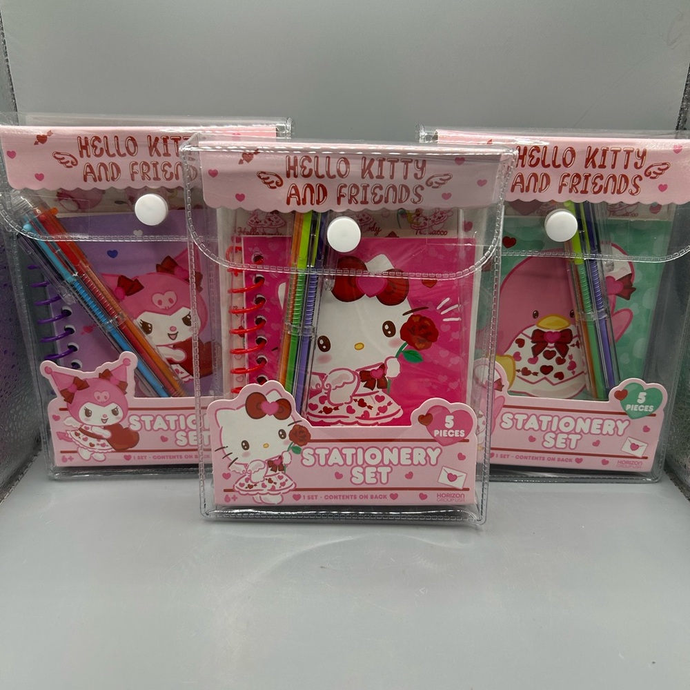Target Bullseye Playground Hello Kitty And Friends Stationery Sets 3 Sanrio NEW
